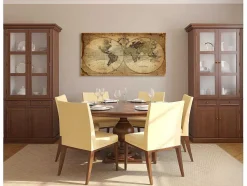 Afdrukken Op Canvas Wereldkaart 1, Veelkleurig, 120X4X60 Cm, Epikasa