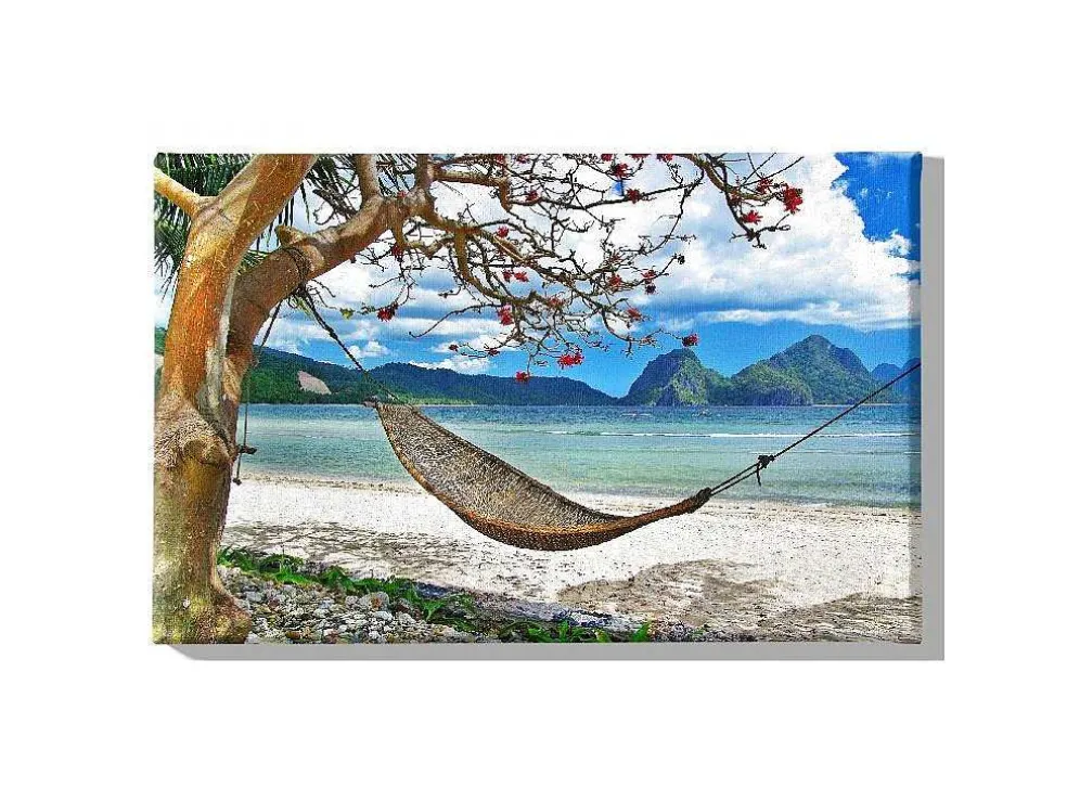 Afdrukken Op Canvas Zee 4, Veelkleurig, 70X3X45 Cm, Epikasa