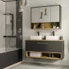Badkamer Muurkast - Antraciet - 100 Cm - Yangra