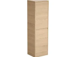 Badkamerkolom - Eikenfineer - L30 X B35 X H120 Cm - Enosea