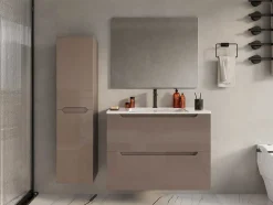 Badkamerkolom Hangend Model - Taupekleurig - L30 X B30 X 120 Cm - Stefanie