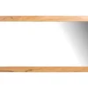 Badkamermeubel In Teakhout Met Dubbele Wastafel En Spiegel - 135 Cm - Gianyar