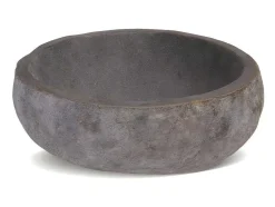 Badkamermeubel Met Opzetwastafel Van Steen - Eikenfineer - 60 Cm - Milipam
