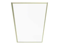 Badscherm Goudkleurig Industriele Stijl 80 X 140 Cm Gehard Glas Bradenton