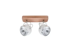 Ball Plafondlamp, Eik, Chroom, Wit, 29,5X11X20 Cm, Epikasa