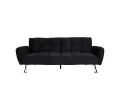 Bank Mcw-K19, Fluweel Zwart