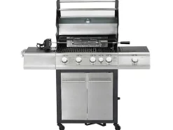 Barbecue Op Gas Met 4 Branders, 1 Rechaud Aan De Zijkant En 1 Grill 148 X 56 X 121 Cm - Roasty