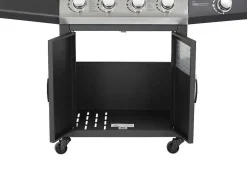 Barbecue Op Gas Met 4 Branders En 1 Rechaud Aan De Zijkant 143 X 54 X 115 Cm - Smoky
