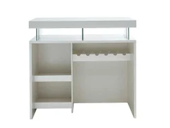 Barmeubel Fabio - Mdf Witgelakt - Met Ledverlichting