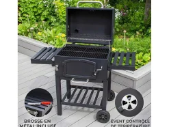 Bbq Grill Rookoven - Xl - Zwart