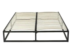 Bedbodem Met Latten Van Metaal 140 X 190 Cm - 2 X 19 Latten - Zwart - Rammus Van Ysmee
