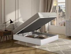 Bedbodem Met Opbergruimte Hestia Van Ysmee - Mat Wit - 140 X 190 Cm