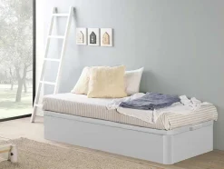 Bedbodem Met Opbergruimte Hestia Van Ysmee - Mat Wit - 90 X 190 Cm