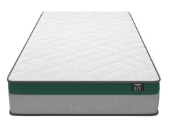 Bedset 90 X 190 Cm - Witte Bedbodem Met Opbergruimte + Matras Met Pocketveren - Prestige Van Ysmee Play