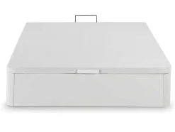 Bedset 140 X 190 Cm - Witte Bedbodem Met Opbergruimte + Matras In Schuim Met Hoge Dichtheid - Heaven Van Dreamea Play