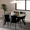 Berry Eetkamertafel 97X160/240Cm Met Extra Plaat Zwart.