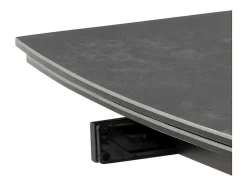 Berry Eetkamertafel 97X160/240Cm Met Extra Plaat Zwart.