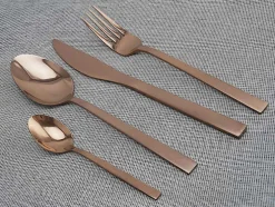 Bestekset 16 Stukken - Inox - Koperkleur - Briljant