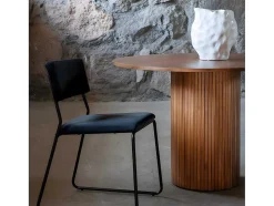 Bianca Eetkamertafel O110Cm Eik Fineer.