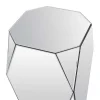 Bijzettafel Van Mdf Met Spiegel - Kleur : Zilver - Sigrid - Van Pascal Morabito