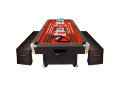 Biljarttafel 8 Voet Met Containerbank Viper Red