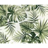 Binnen- Of Buitentapijt Met Blaadjes-Motief Palmo - 200X290Cm - Groen
