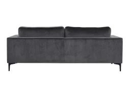 Bolero Bank 3 Persoons Velours Grijs.