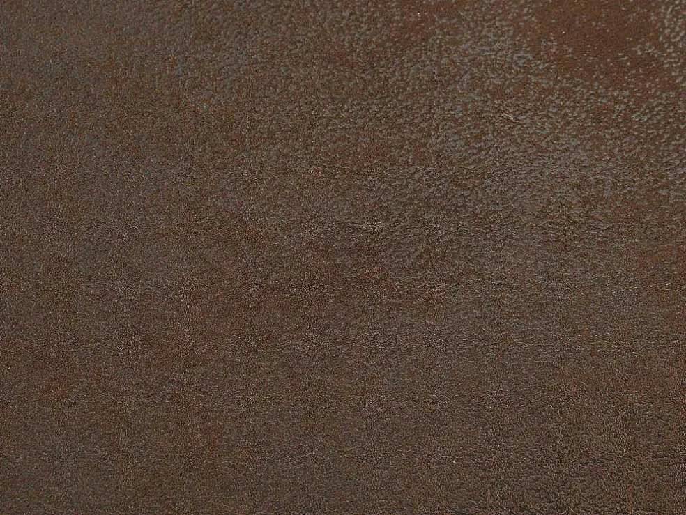 Brede Hoekbank Van Microvezel Met Verouderd Leereffect Chesterfield