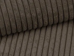 Bruine Fauteuil Van Ribfluweel Amelia