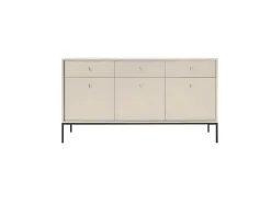 Buffetkast - 3 Laden En 3 Deuren - Beige - Bogdan