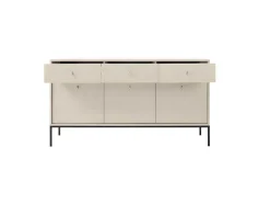 Buffetkast - 3 Laden En 3 Deuren - Beige - Bogdan