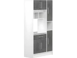 Buffetkast Mady - 5 Deuren & 1 Lade - Witte Betonkleur