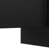 Buffetkast Met 4 Deuren Van Mdf - Zwart En Goudkleurig - Luvonia