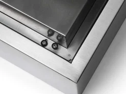 Buitenfontein Van Roestvrij Staal - H34 Cm - Zilverkleurig - Hoki
