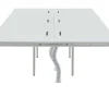 Bureaubank 6 Personen - Wit - L140 Cm - Downtown