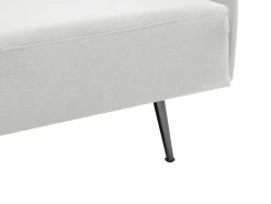 Chaise Longue Rechts Van Cremekleurige Stof Napasa