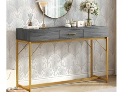 Console Met 1 Lade - Moderne Stijl - Grijs