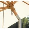 Corypho Parasol Met Kantelfunctie Wit.