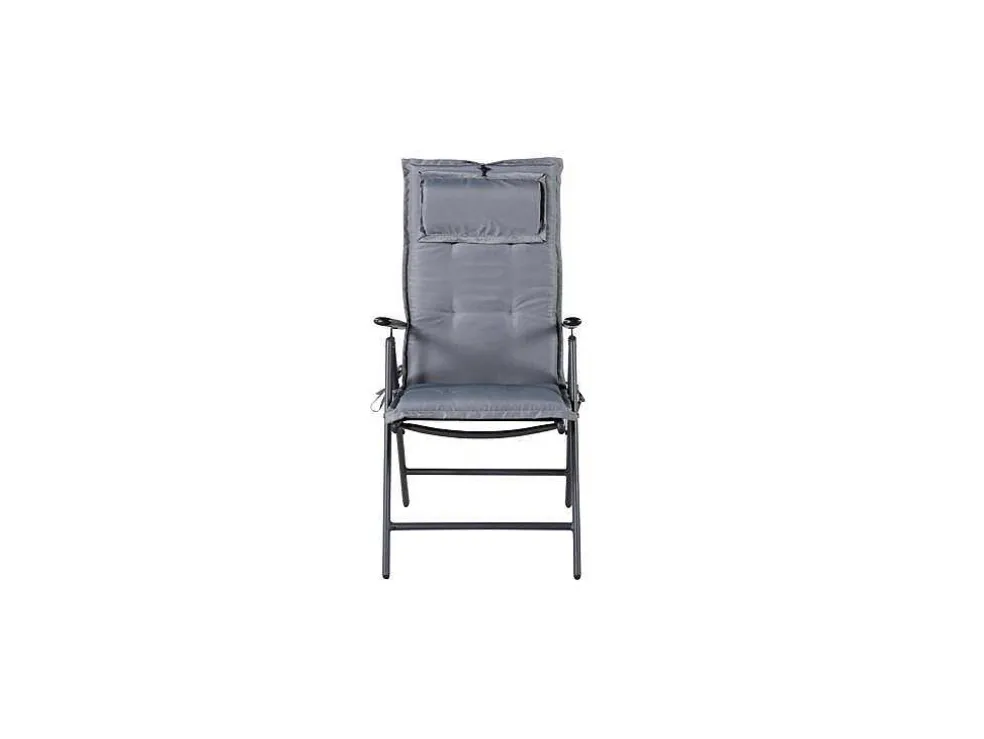 Cushio Tuinkussen Met Hoofdsteun Voor 5 Pos. Fauteuil Grijs.