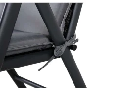 Cushio Tuinkussen Met Hoofdsteun Voor 5 Pos. Fauteuil Grijs.