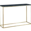 Design Sidetable Aretha - Marmer En Metaal - Zwart En Goudkleurig - Van Pascal Morabito