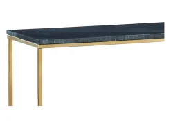 Design Sidetable Aretha - Marmer En Metaal - Zwart En Goudkleurig - Van Pascal Morabito