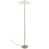 Design-Lamp Met Ledverlichting Van Metaal - D45 X H180 Cm - Goud En Wit - Vaughan