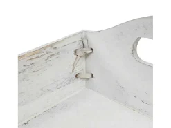 Dienblad Mcw-C50 Shabby Look (Set Van 3), Wit, Shabby