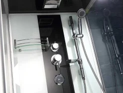 Douche Bad Combinatie Met Massagestralen Daria Van Vertrekt Acrylglas - 75 X 150 X 215 Cm - 30 Micro Jets En 6 Grote Jets