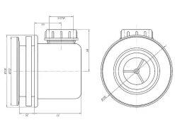 Douchebak Lyros Inclusief Sifon - 1600 X 800 X 40 Mm - Zwart