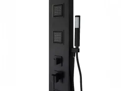 Douchekolom Met Massagestralen Tyra - Zwart - 20*150 Cm