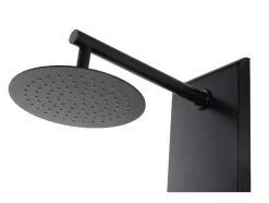 Douchekolom Met Massagestralen Jubida - Zwart - 20*130 Cm