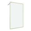 Douchewand Voor Inloopdouche 120 X 200 Cm Goudkleurig Gehard Glas Amberi