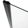 Draaibare Douchedeur - 70 X 195 Cm - Matzwart - Gehard Glas - Sarasota